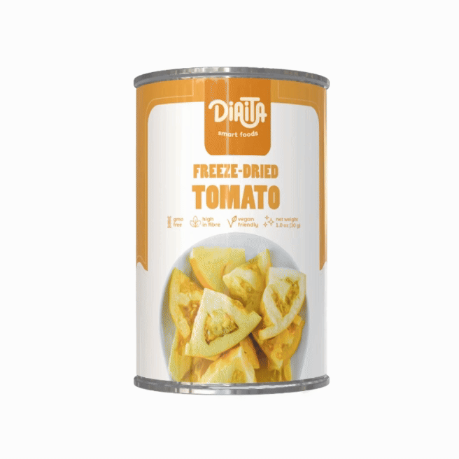 Gefriergetrocknete Tomatenscheiben