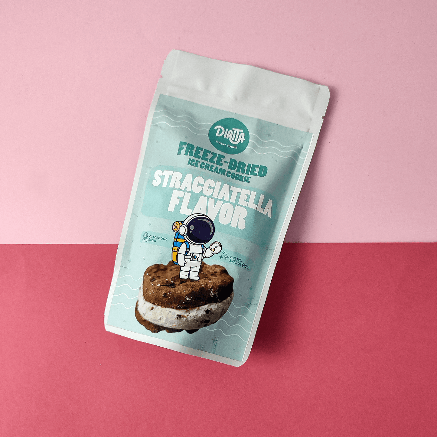 Gefriergetrocknetes Eis-Cookie – Stracciatella