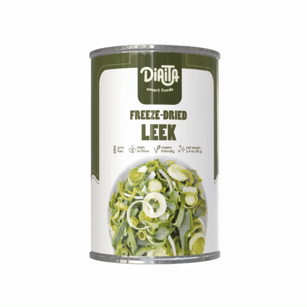 Gefriergetrockneter Lauch