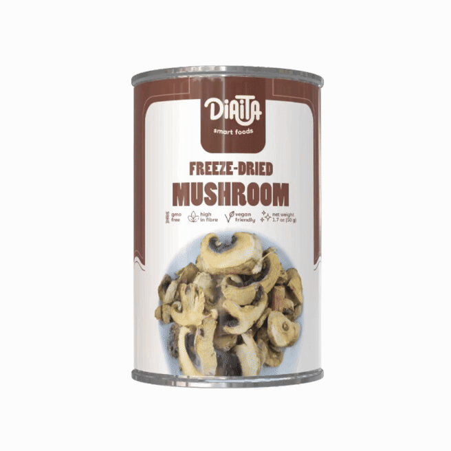 Gefriergetrocknete geschnittene Champignons (gekocht)