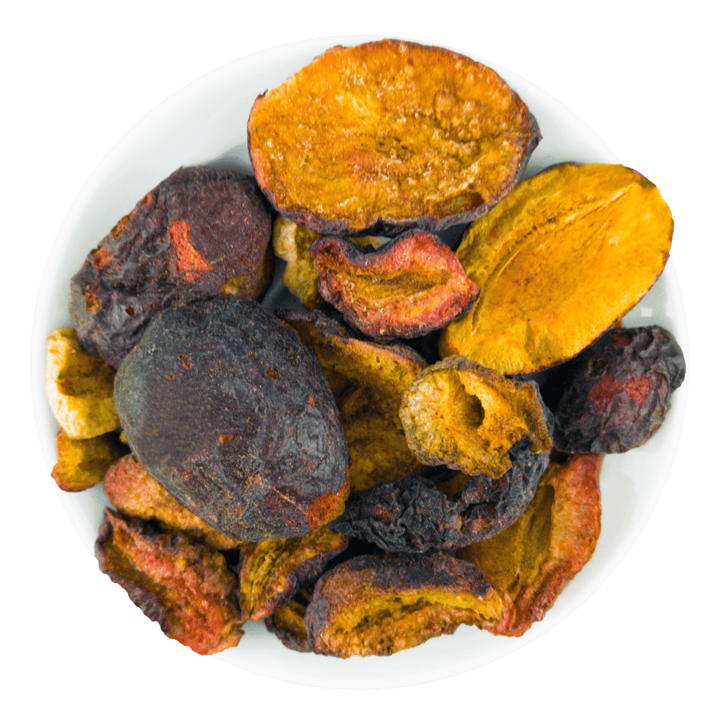 Gefriergetrocknete Pflaumen