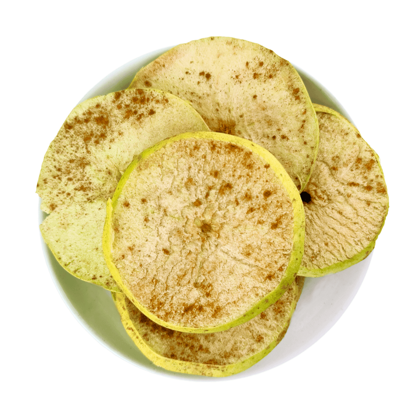 Gefriergetrocknete Äpfel mit Zimt