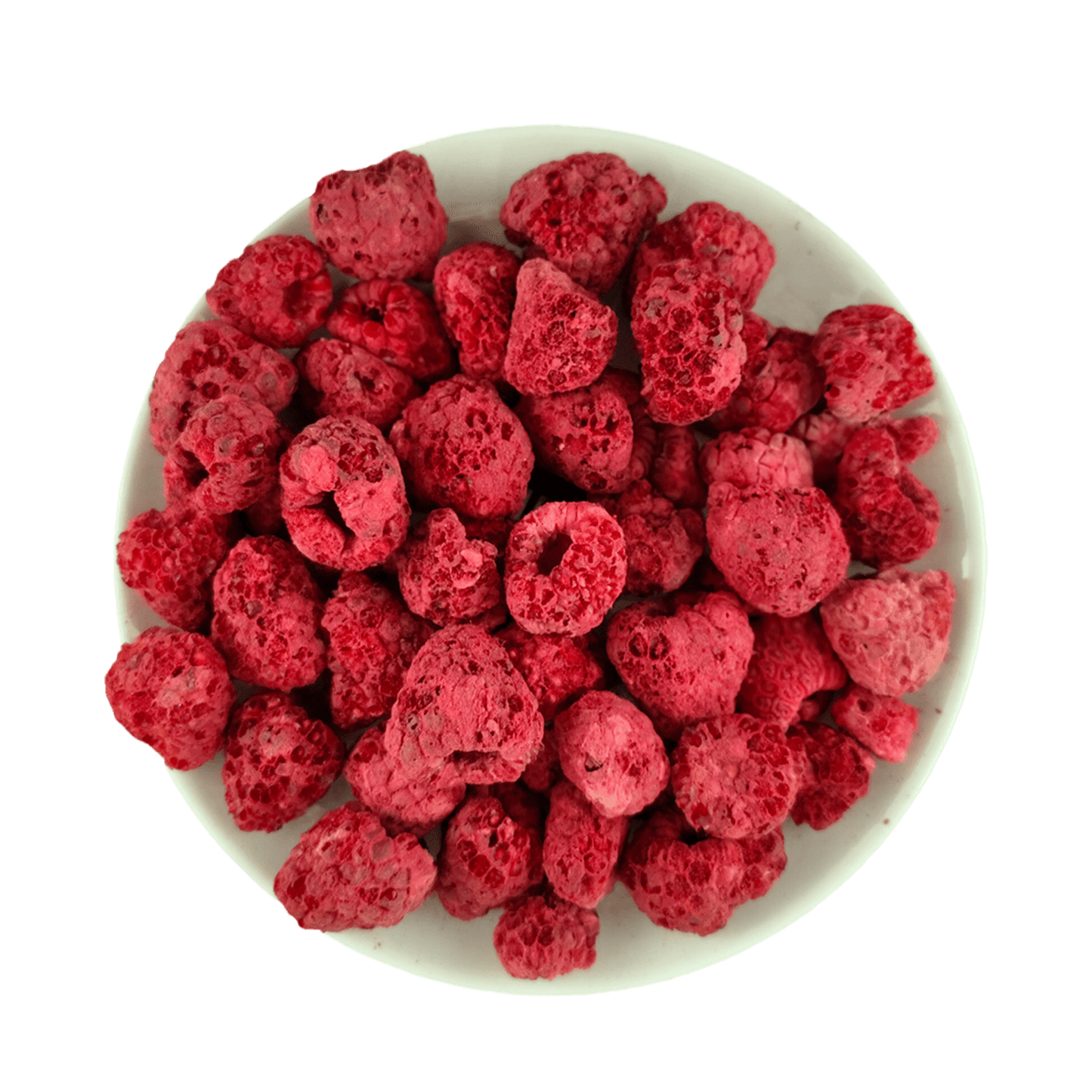 Gefriergetrocknete Himbeeren