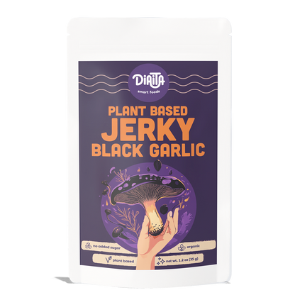 Bio-pflanzliches Schwarzer-Knoblauch-Pilz-Jerky