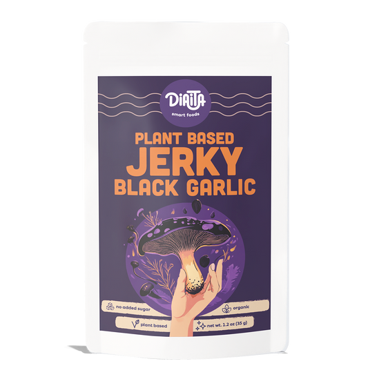 Bio-pflanzliches Schwarzer-Knoblauch-Pilz-Jerky