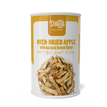 Ofengetrocknete Äpfel mit Zitronengeschmack