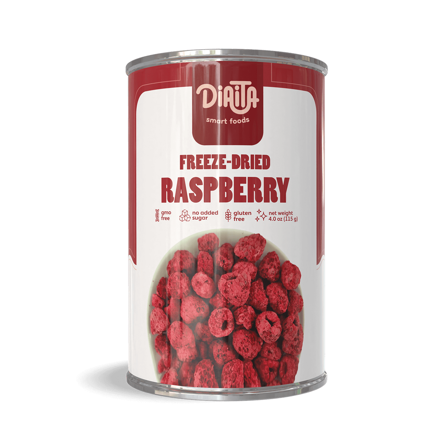 Gefriergetrocknete Himbeeren