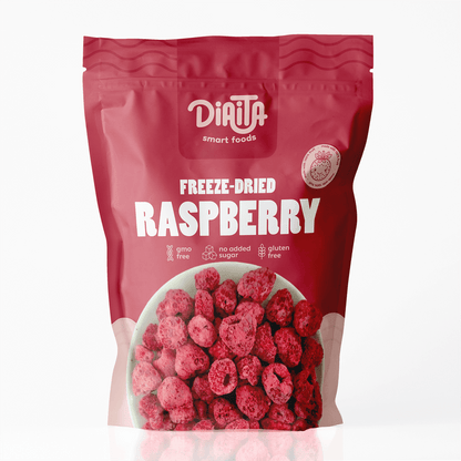 Gefriergetrocknete Himbeeren