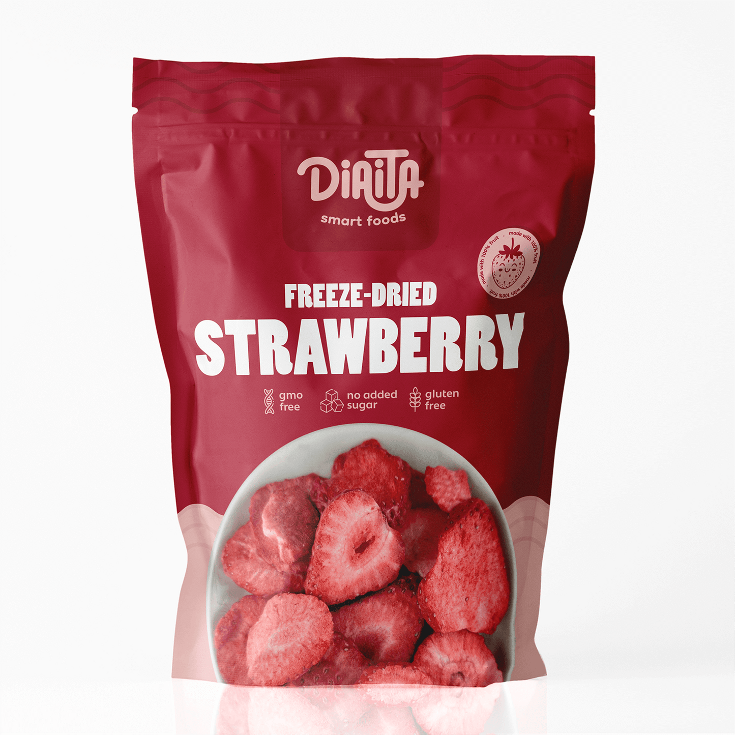 Gefriergetrocknete Erdbeeren